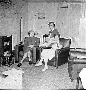 Inside Sisters' mess 